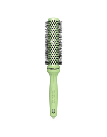 Olivia Garden Blossom Ceramic Ion 1-3/8" Thermal Round Brush Green